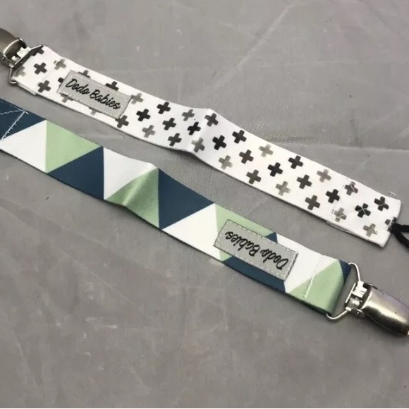 Dodo Babies 👶 Pacifier Clips Brand New 🆕. 2 Pack Pacifer Clips Dishwasher Safe - Picture 13 of 16